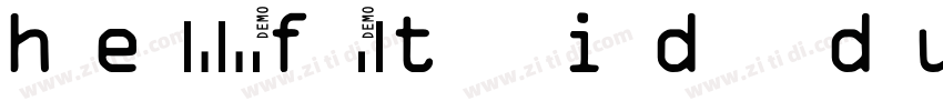 hellofont id dundun字体转换